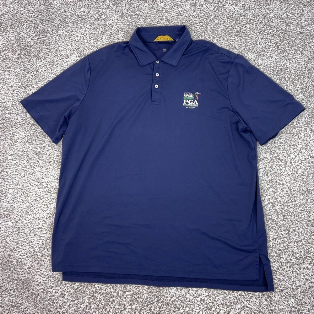 Polo Golf Ralph Lauren Mens Shirt‎ Mens XXL Navy Blue Golf LPGA Championship